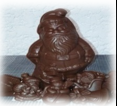 Père Noël avec friture H:13 cm – Lait 45 %